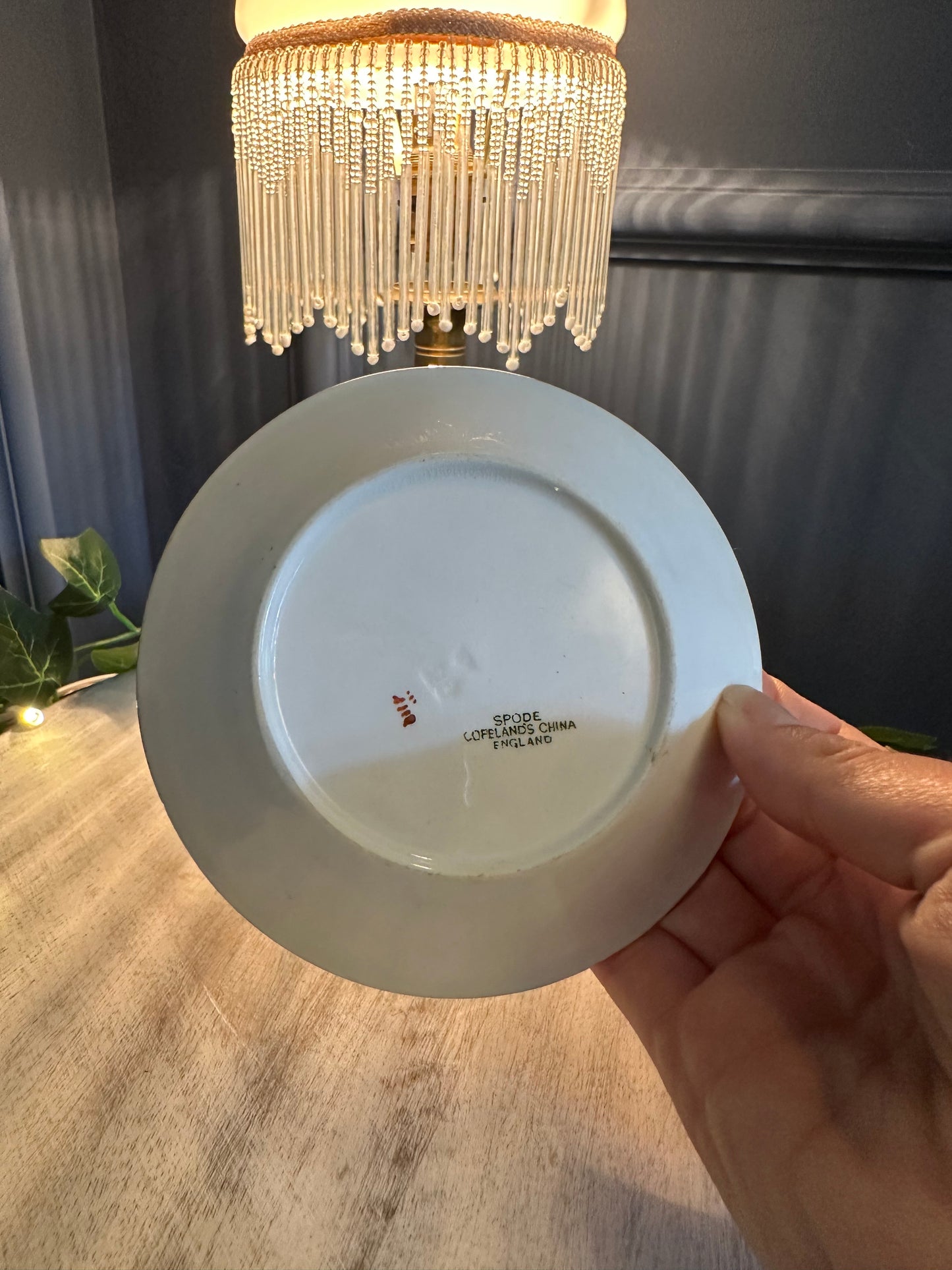 Vintage Spode Copelands China Teacup & Saucer – Bird & Floral Design – England