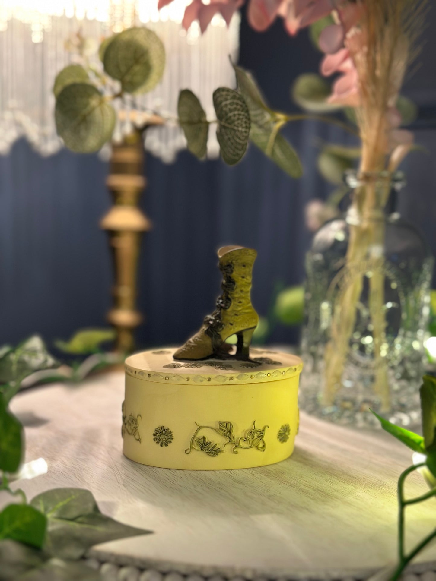 The Leonardo Collection Fancy boot trinket box from Regency Fine Arts