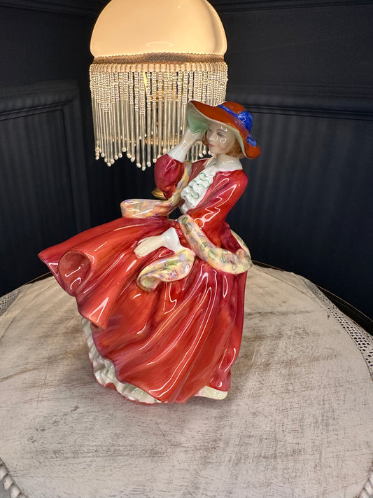 Royal Doulton Figurine “Top o’ the Hill” HN 1834 – Vintage English Porcelain Lady (1937)